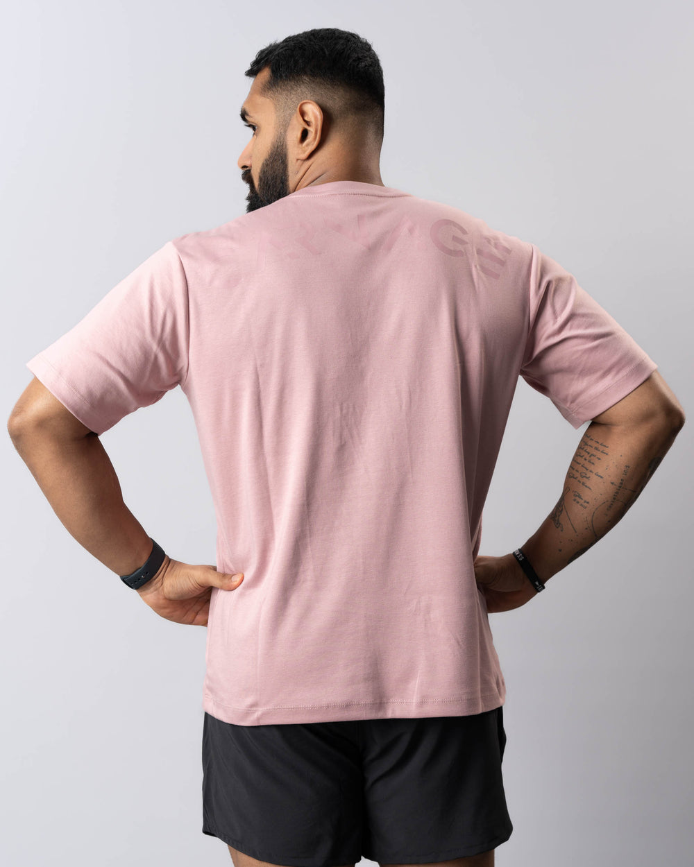 Carnage Old School Oversize Tee - Vintage Rose