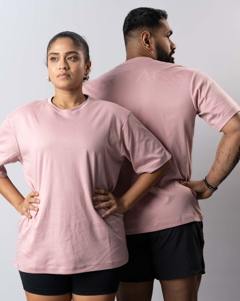 Carnage Old School Oversize Tee - Vintage Rose