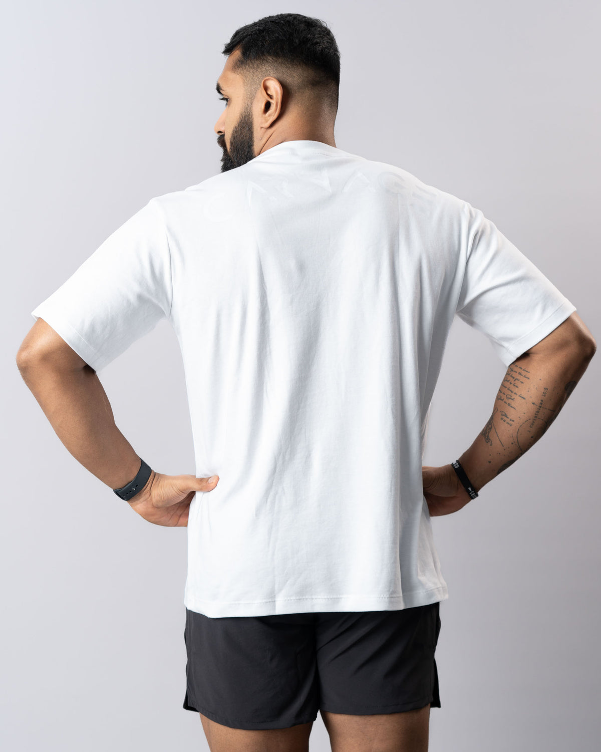 Carnage Old School Oversize Tee - Sheer White