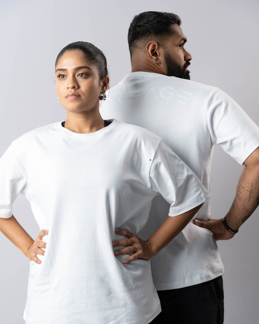 Carnage Old School Oversize Tee - Sheer White
