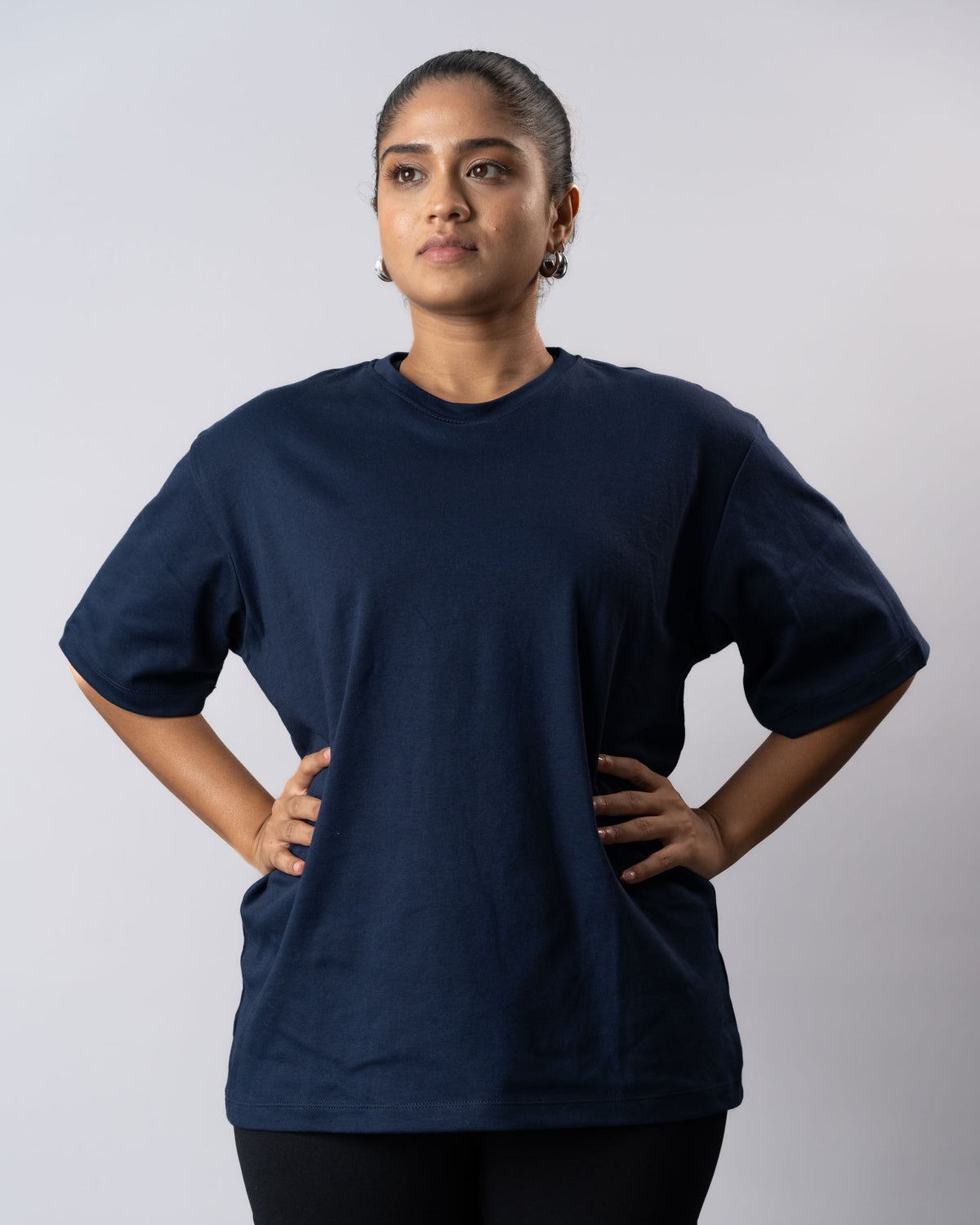 Carnage Old School Oversize Tee - Navy Blue