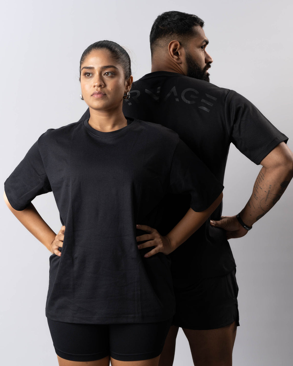 Carnage Old School Oversize Tee - Black
