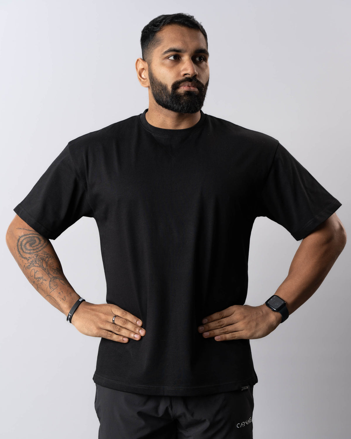 Carnage Old School Oversize Tee - Black