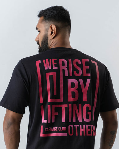 Be Lifted Oversize Tee - Unisex - Red Gradient