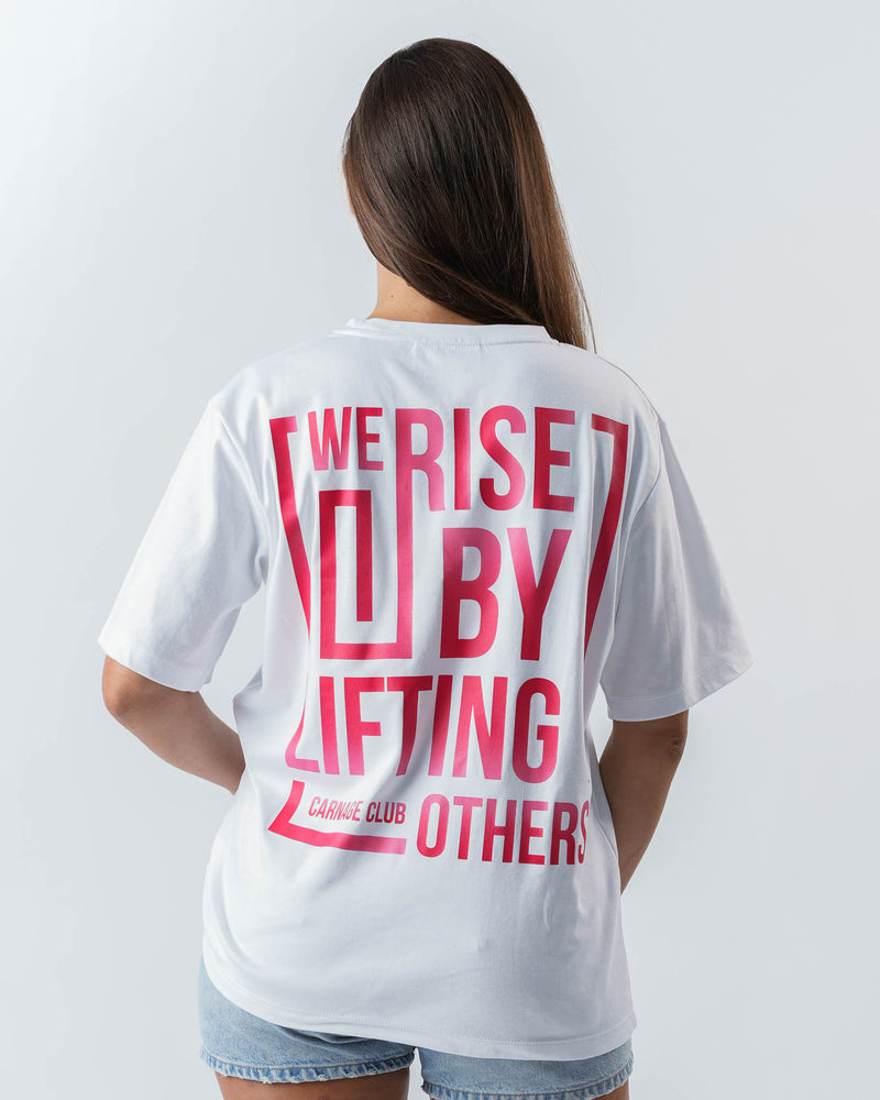 Be Lifted Oversize Tee - Unisex - Red Gradient