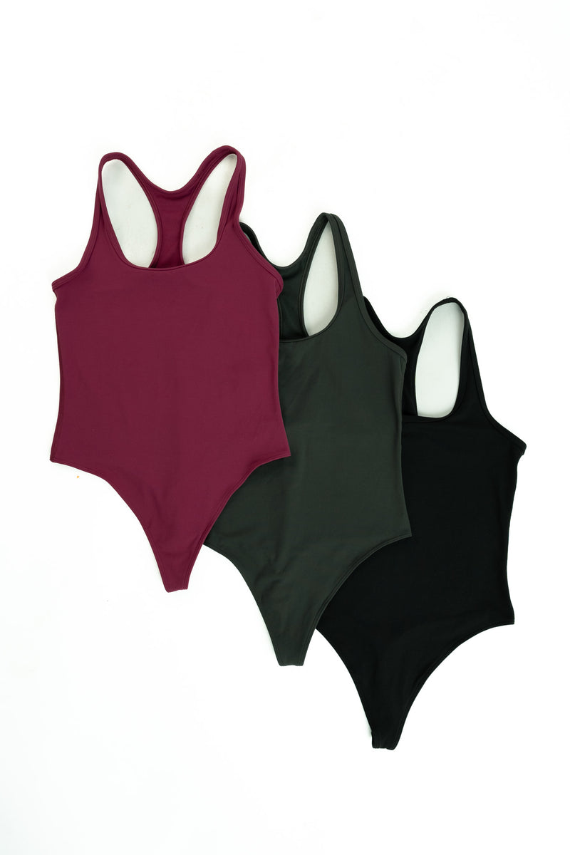 Refined Racer Back Bodysuit