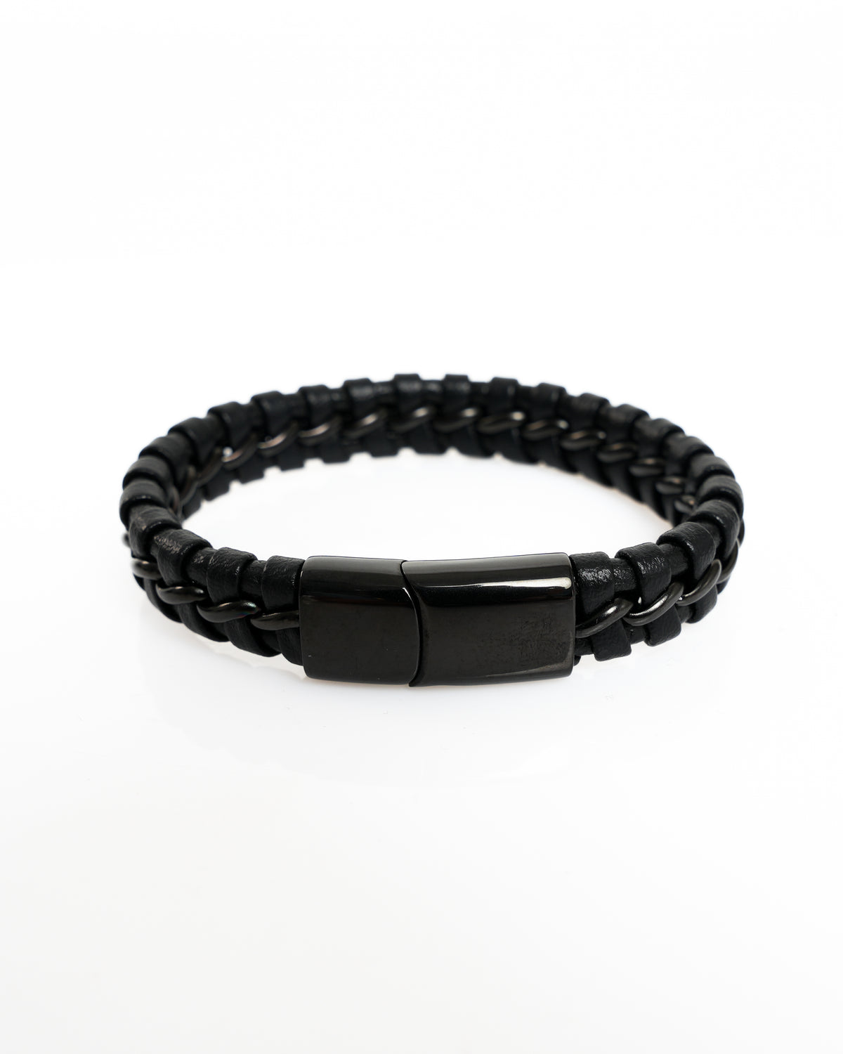 Classic Braided Bracelet - Blazing Black