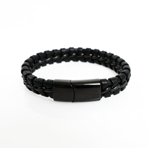 Classic Braided Bracelet - Blazing Black