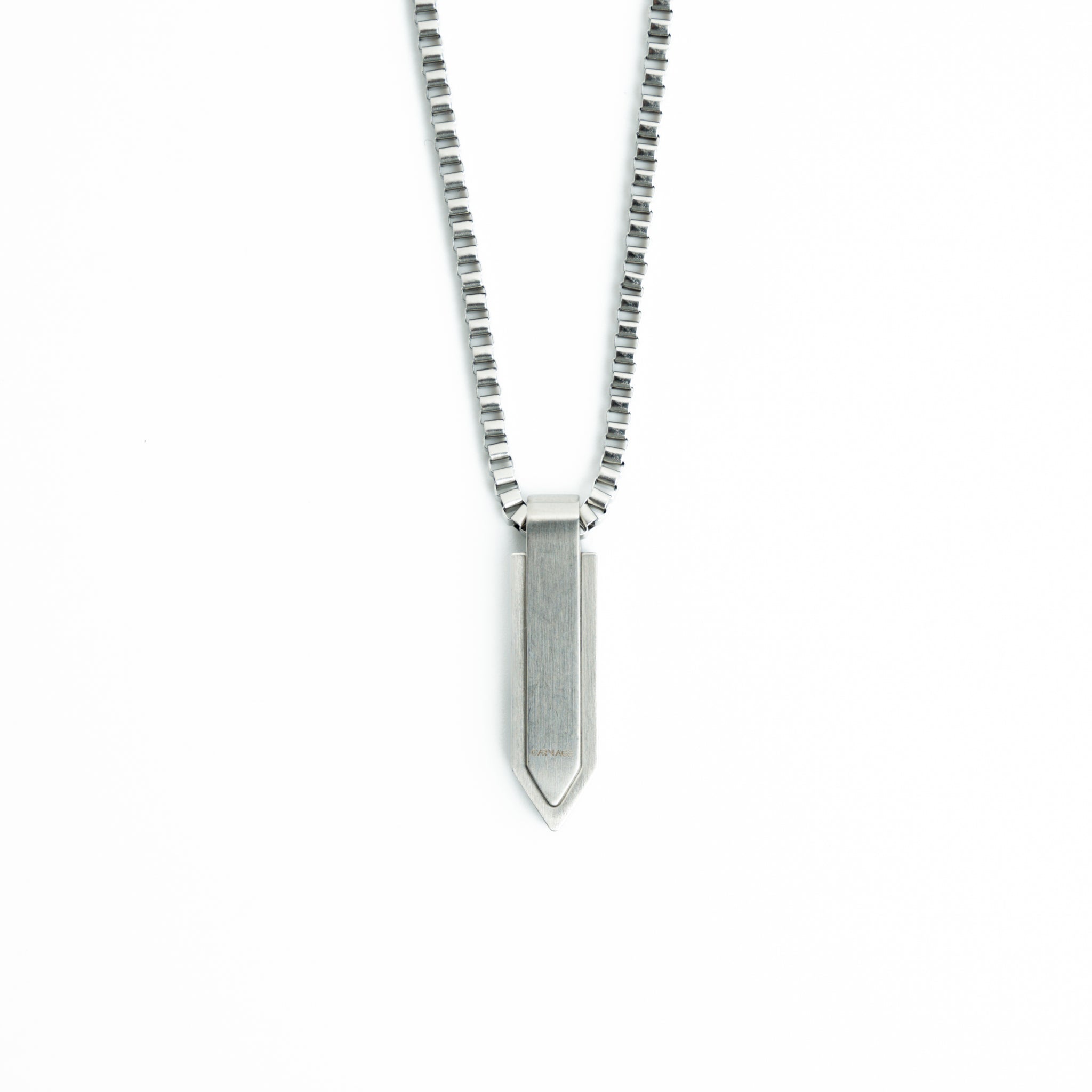 Pentagon Necklace - Silver