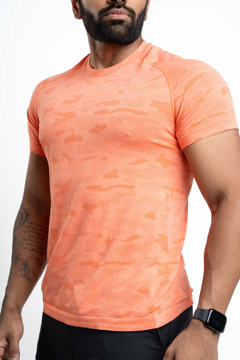 Camo Seamless Crew Neck