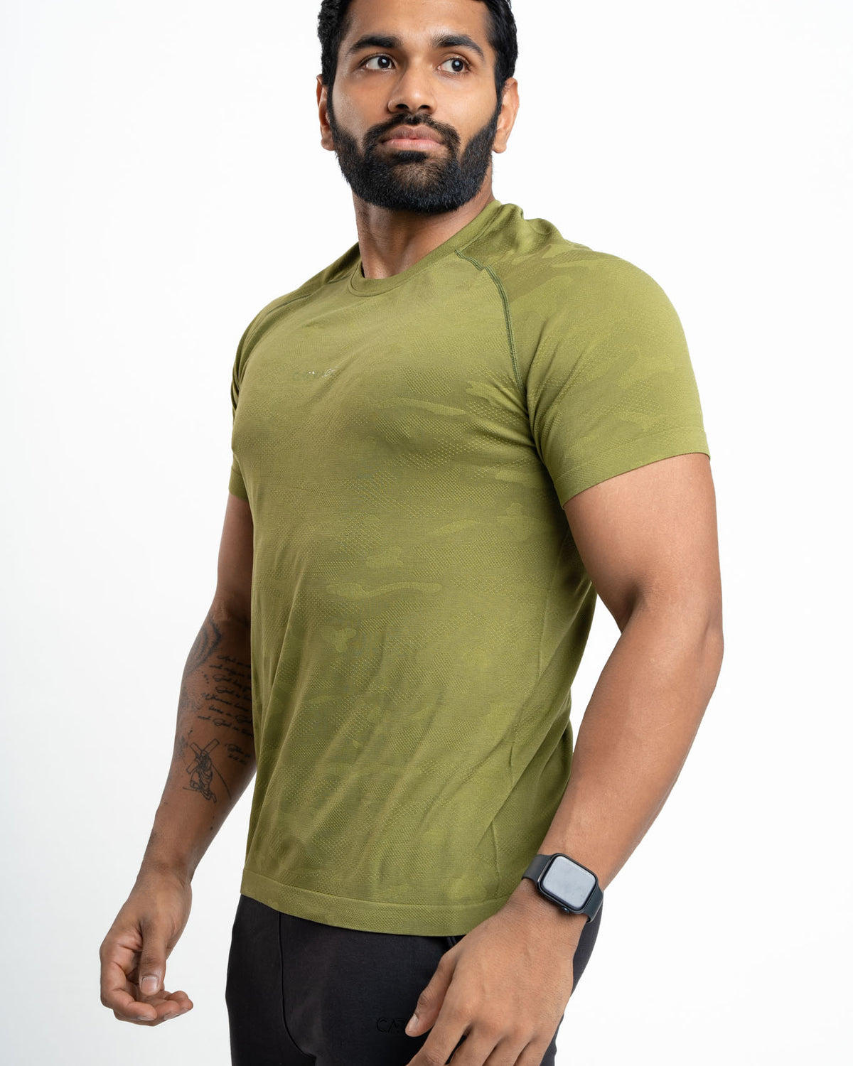 Camo Seamless Crew Neck