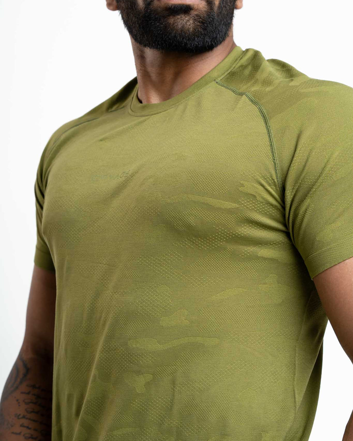 Camo Seamless Crew Neck