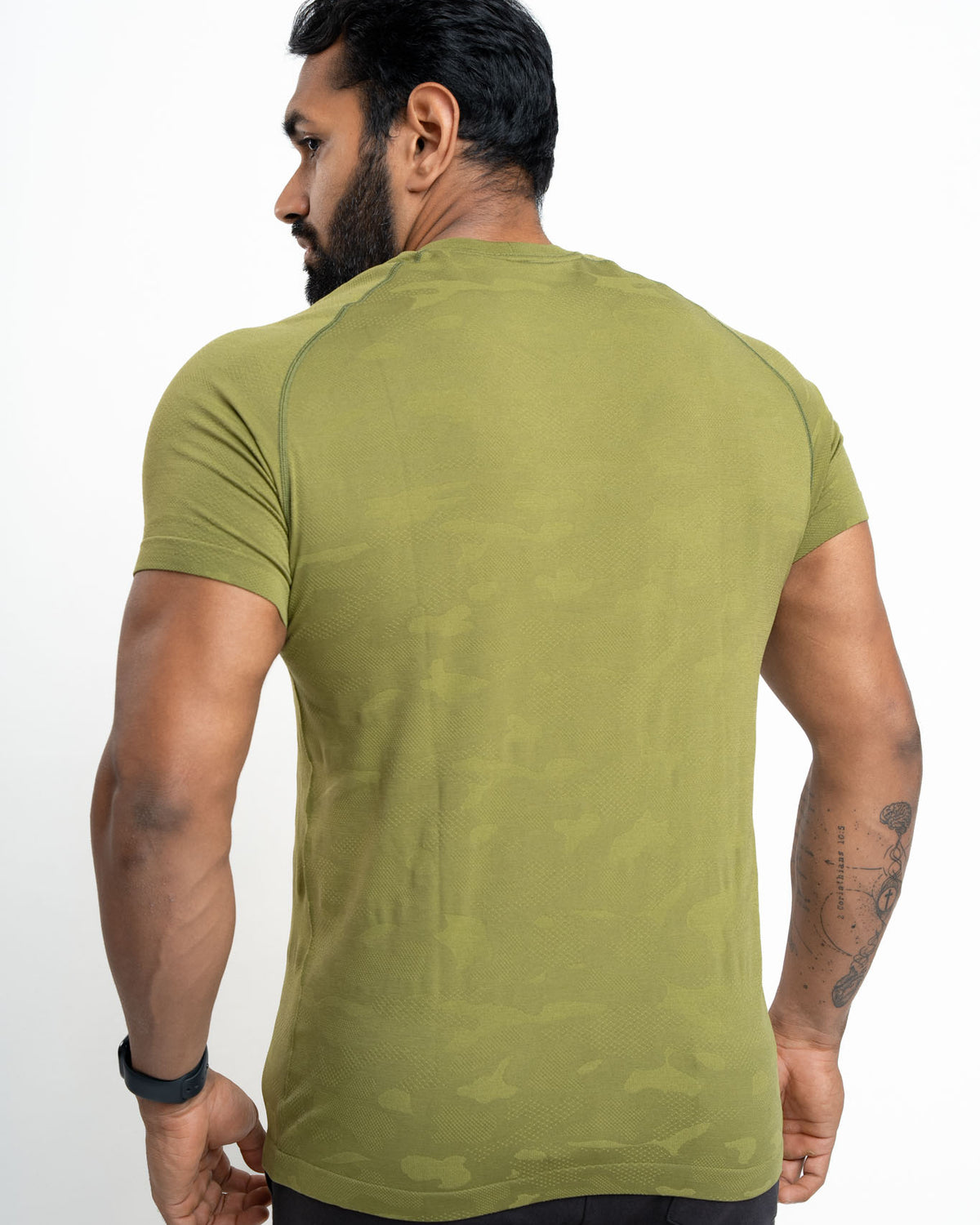 Camo Seamless Crew Neck