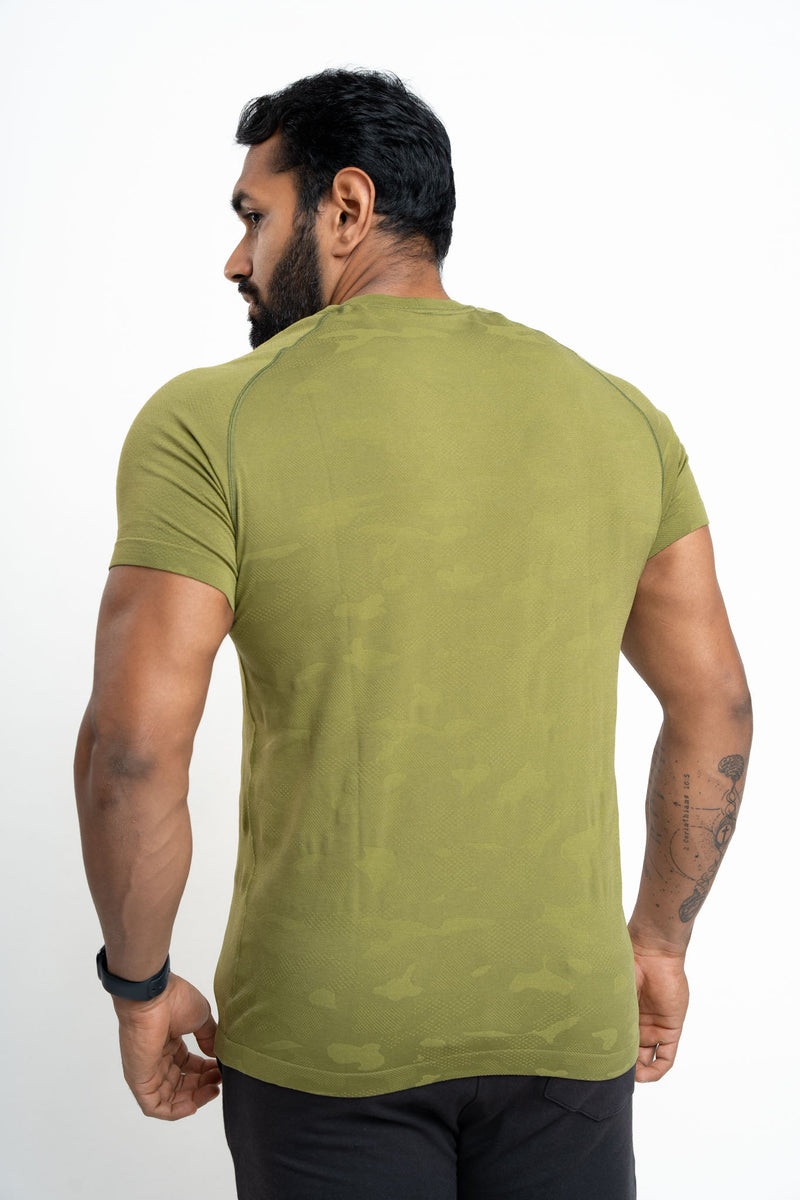 Camo Seamless Crew Neck