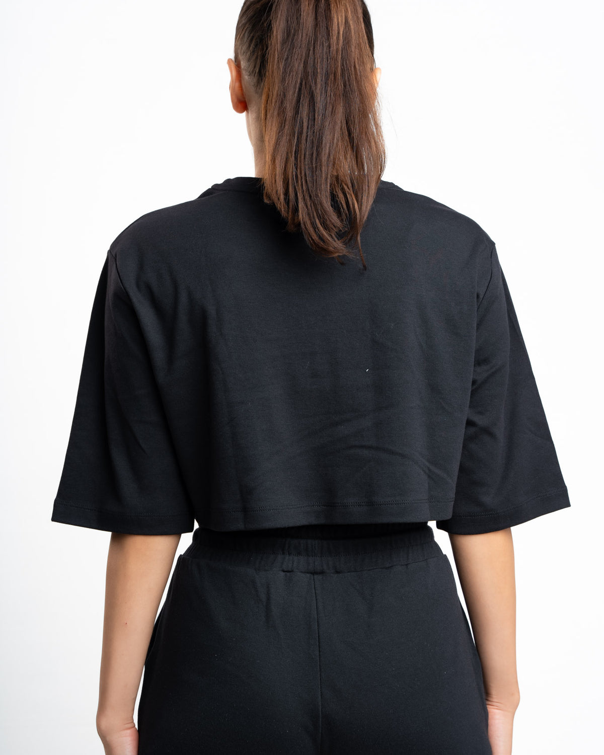 Slogan Oversized Crop