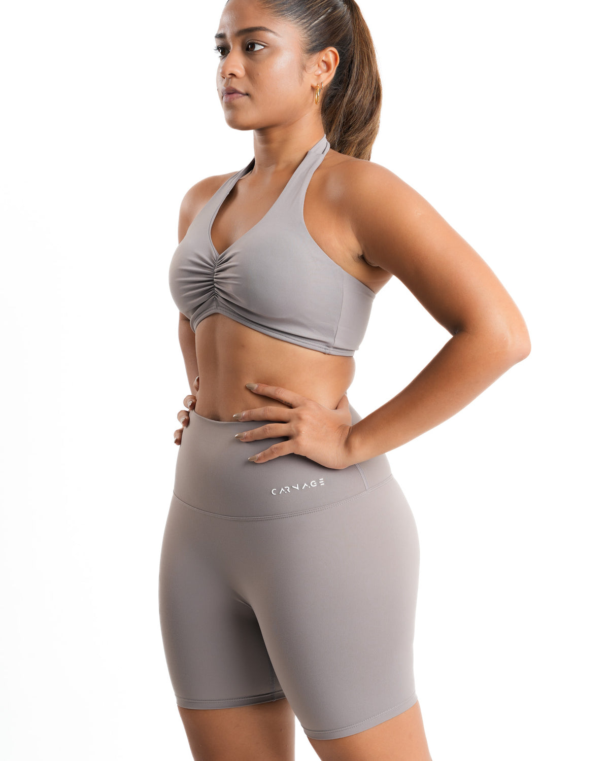 Ruched Halter Top