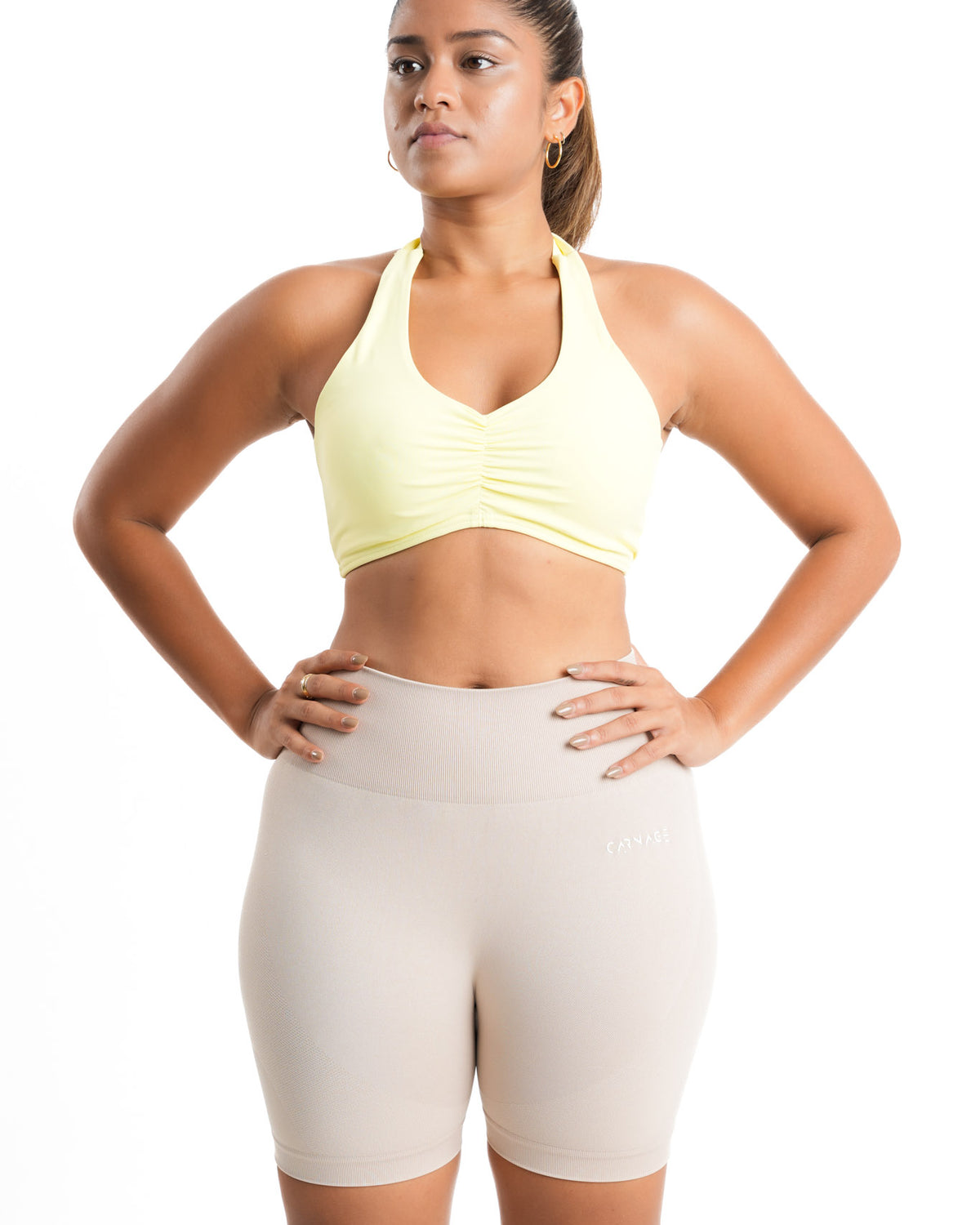 Ruched Halter Top
