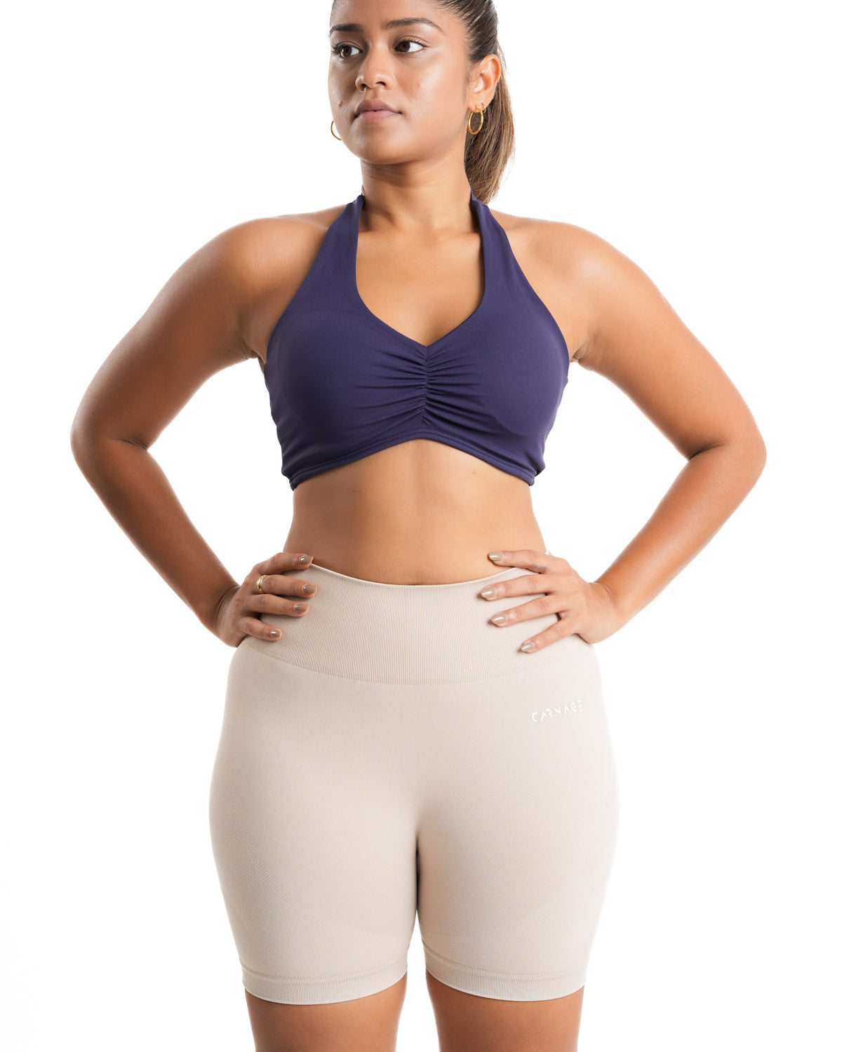 Ruched Halter Top