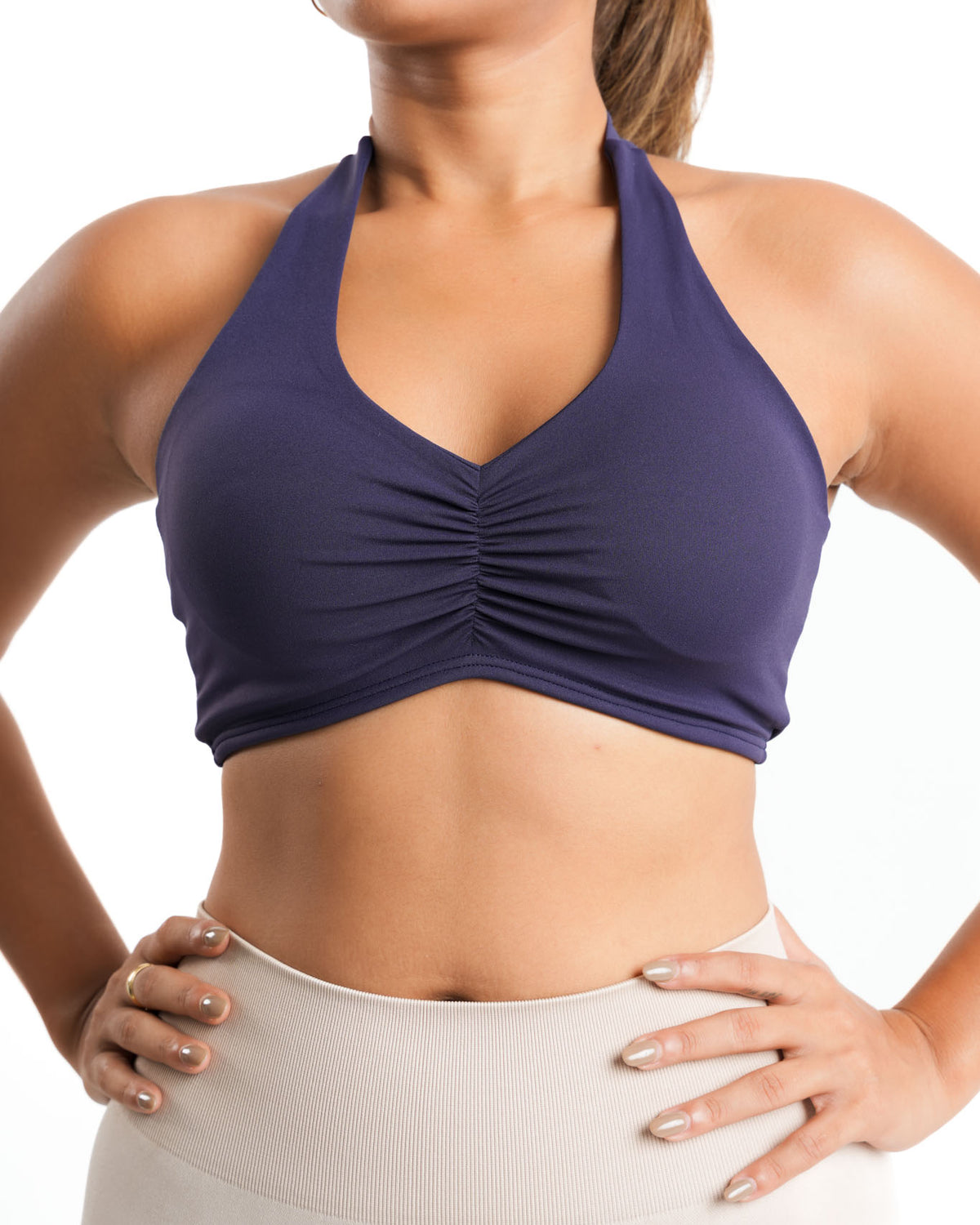 Ruched Halter Top