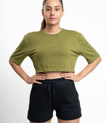 Camo Seamless Oversize Crop