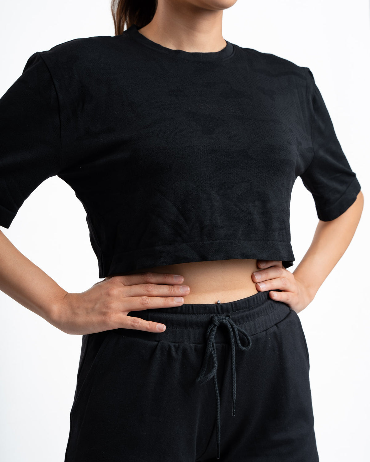 Camo Seamless Oversize Crop