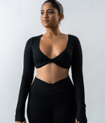 Classic Twist Long Sleeve Crop