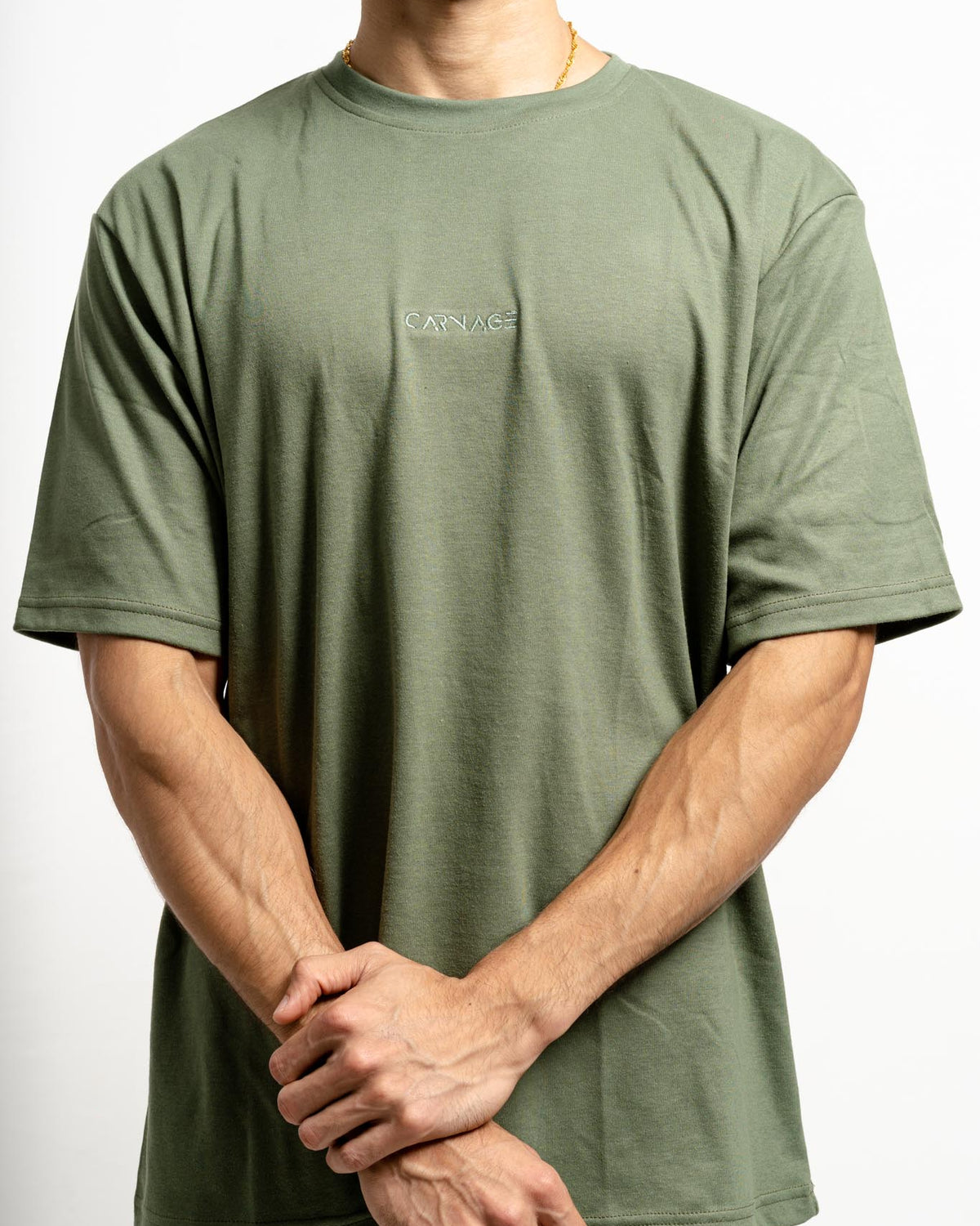 Desire Oversize Tee - Forest Green