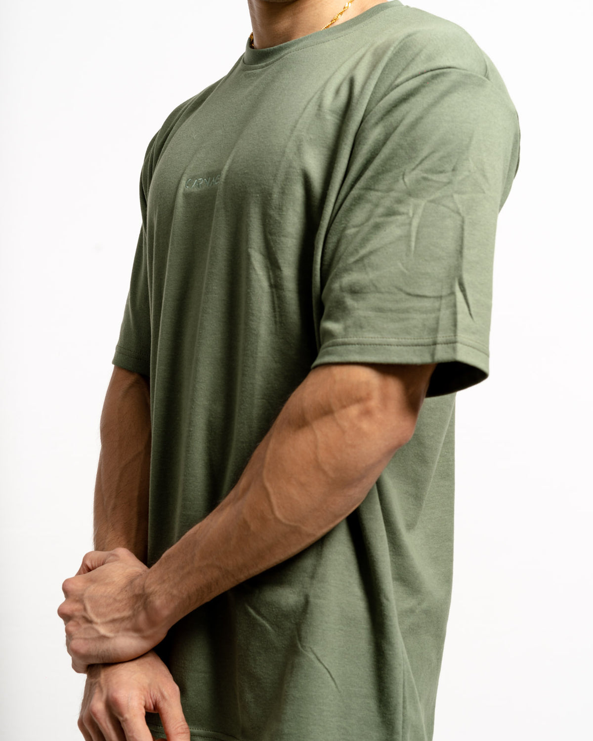 Desire Oversize Tee - Forest Green