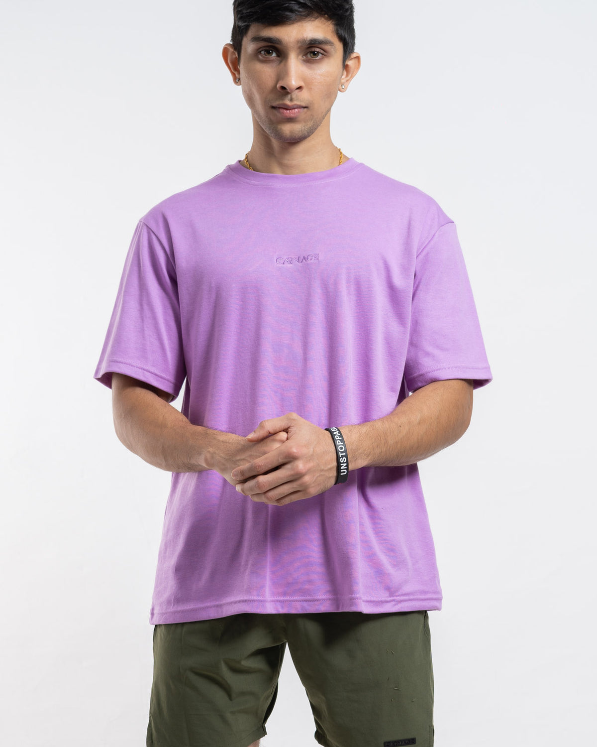 Desire Oversize Tee - Light Purple
