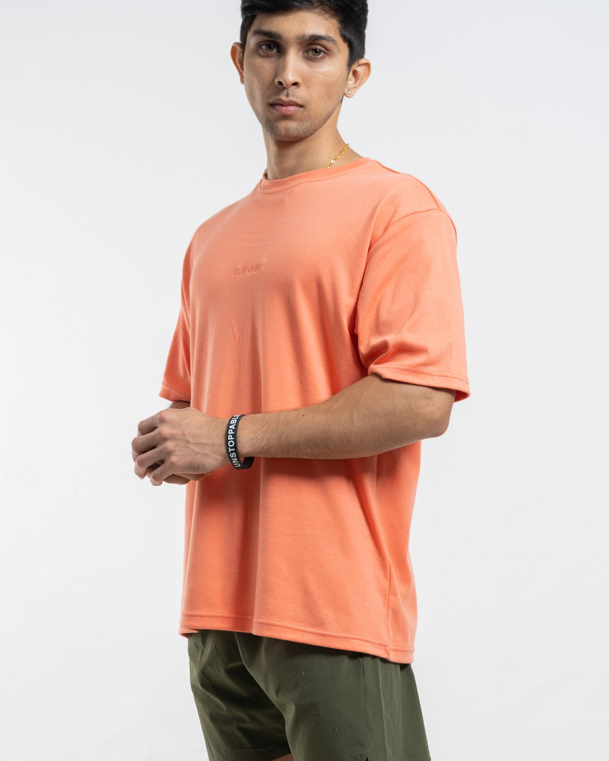 Desire Oversize Tee - Dark Peach