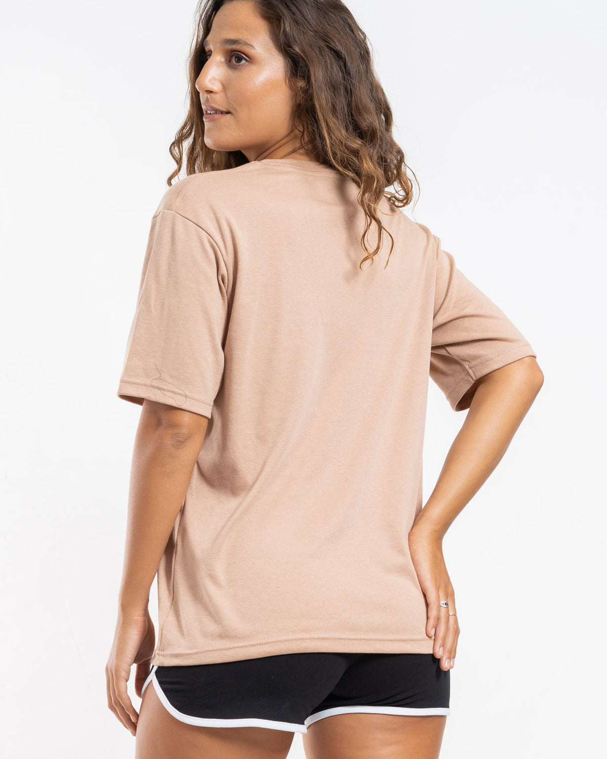 Desire Oversize Tee - Washed Brown