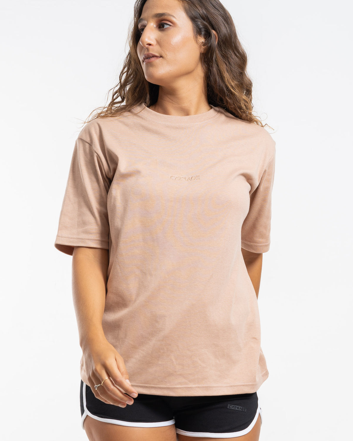 Desire Oversize Tee - Washed Brown