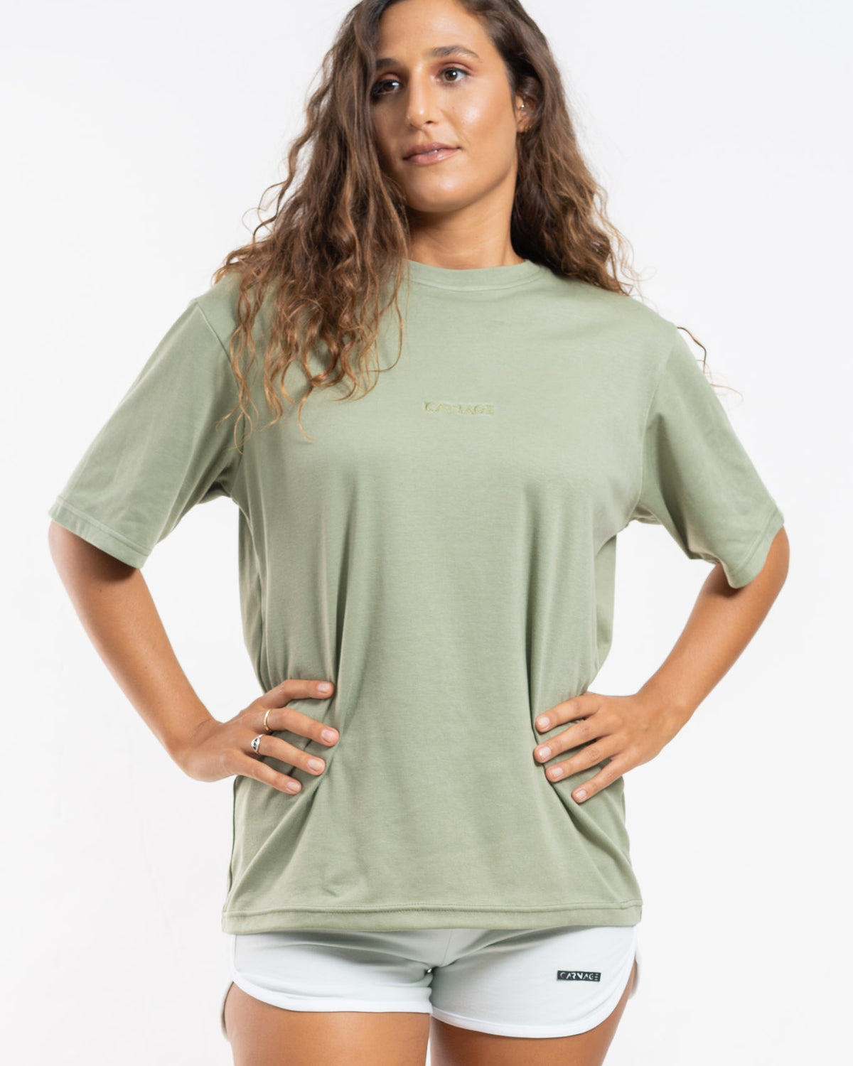Desire Oversize Tee - Serene Green