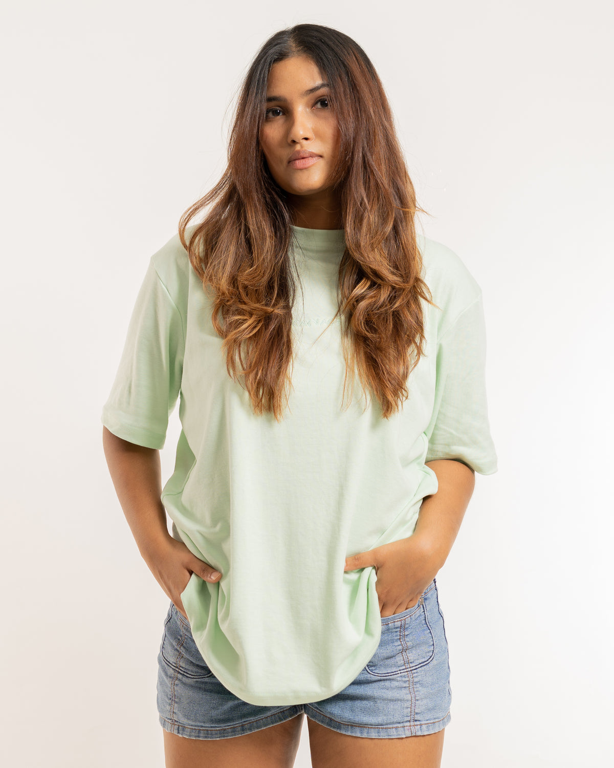 Desire Oversize Tee - Icy Mint