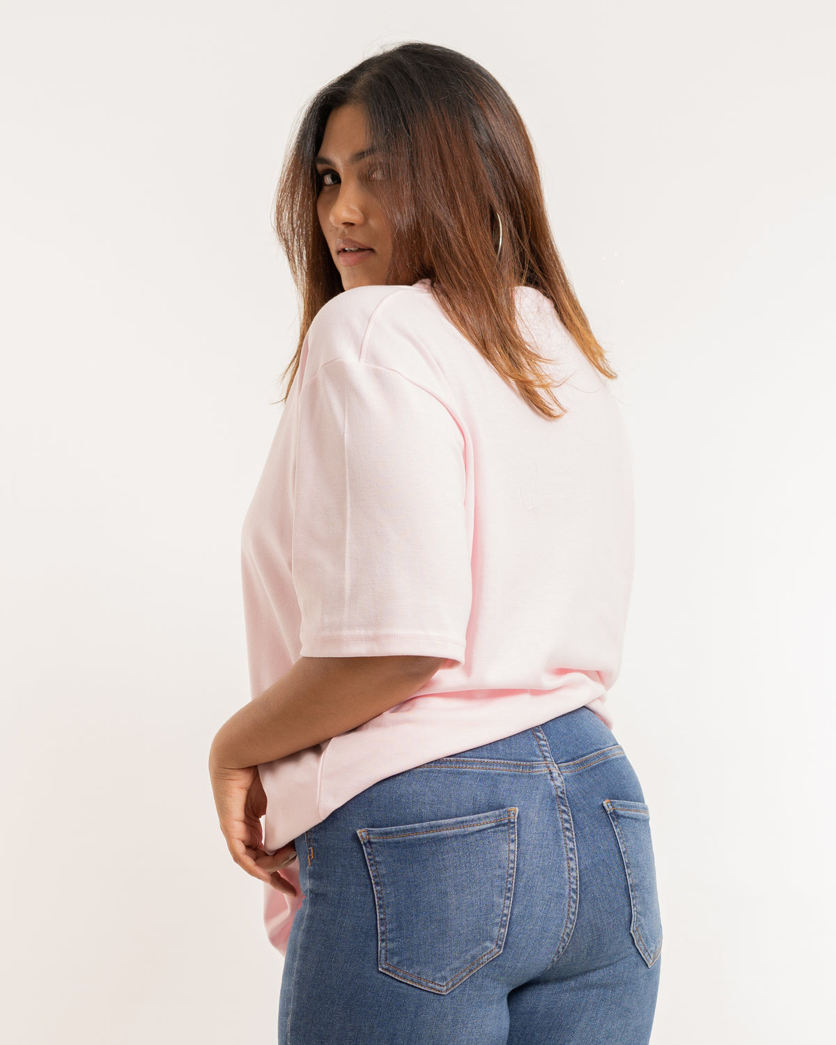 Desire Oversize Tee - Serene Pink