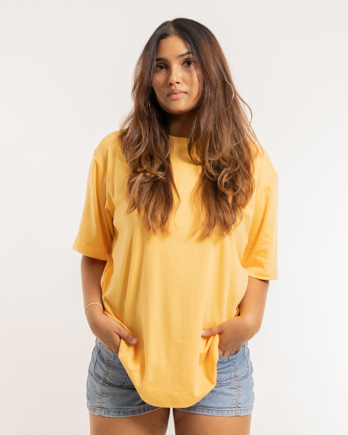 Desire Oversize Tee - Honey Mustard