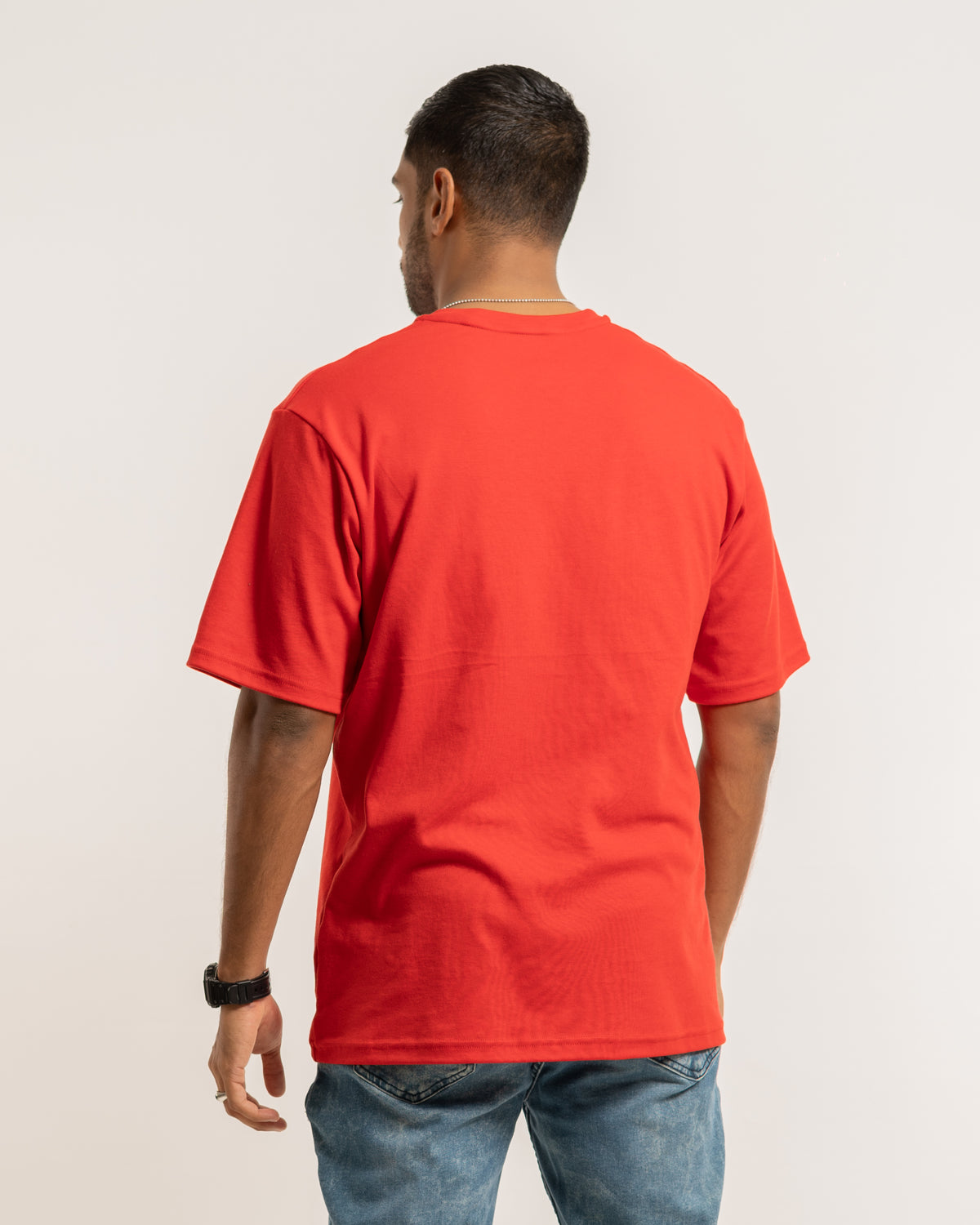 Desire Oversize Tee - Pacific Red