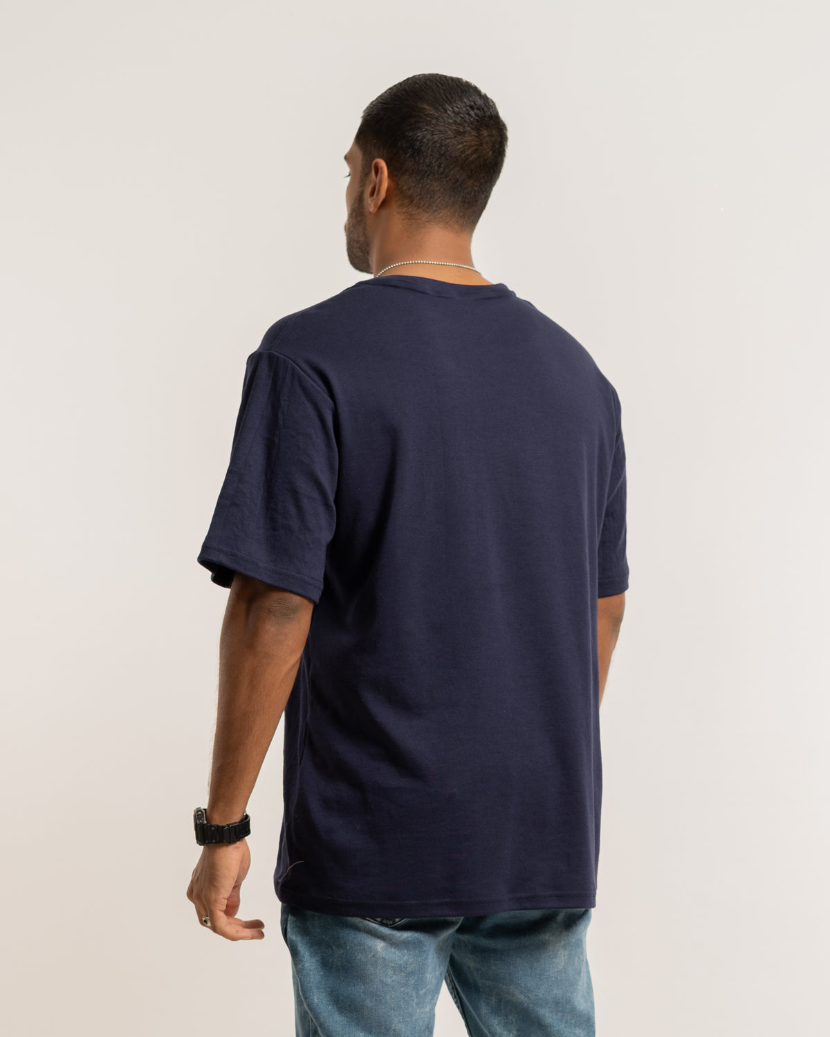 Desire Oversize Tee - Midnight Blue