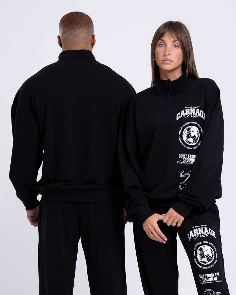 Globe Stride 2.0 1/4 Zip Up Sweatshirt