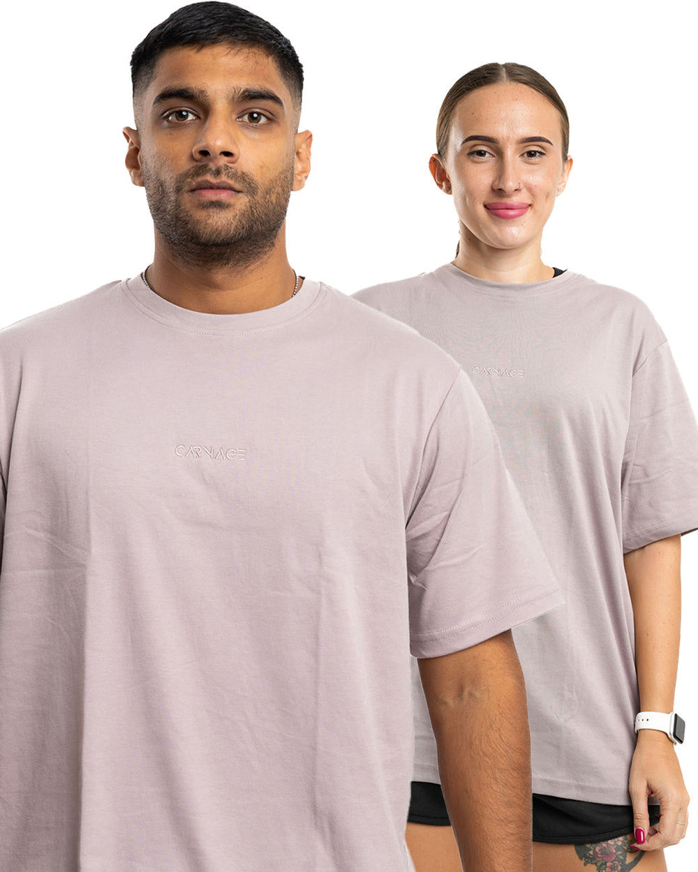 Desire Oversize Tee - Pink Tint
