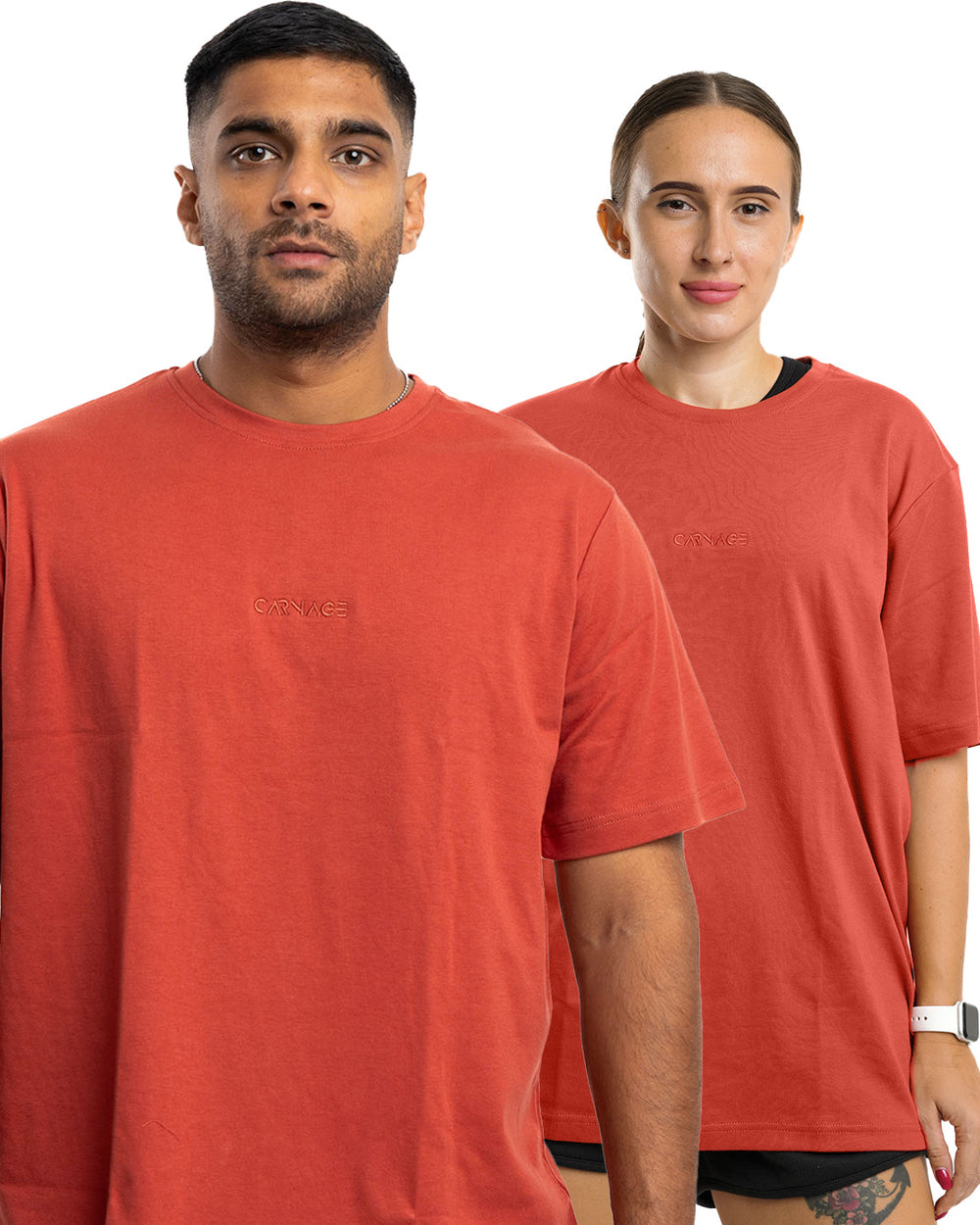 Desire Oversize Tee - Burnt Brick