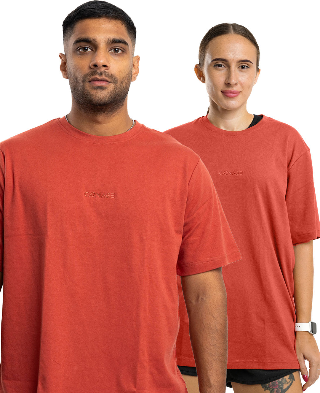 Desire Oversize Tee - Burnt Brick