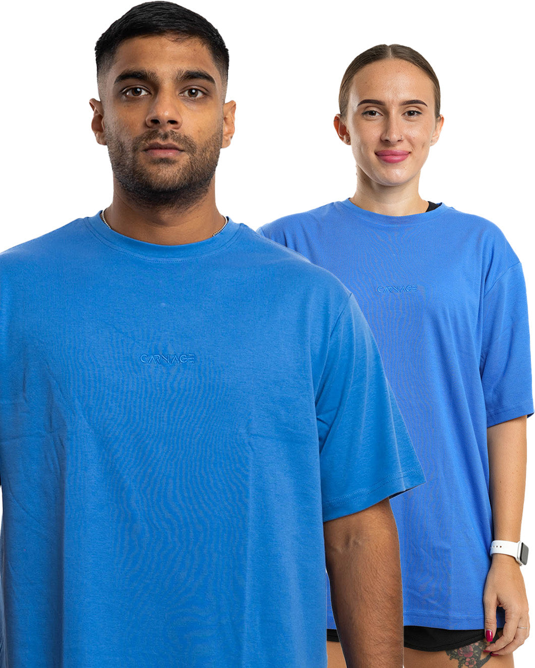 Desire Oversize Tee - Classic Blue