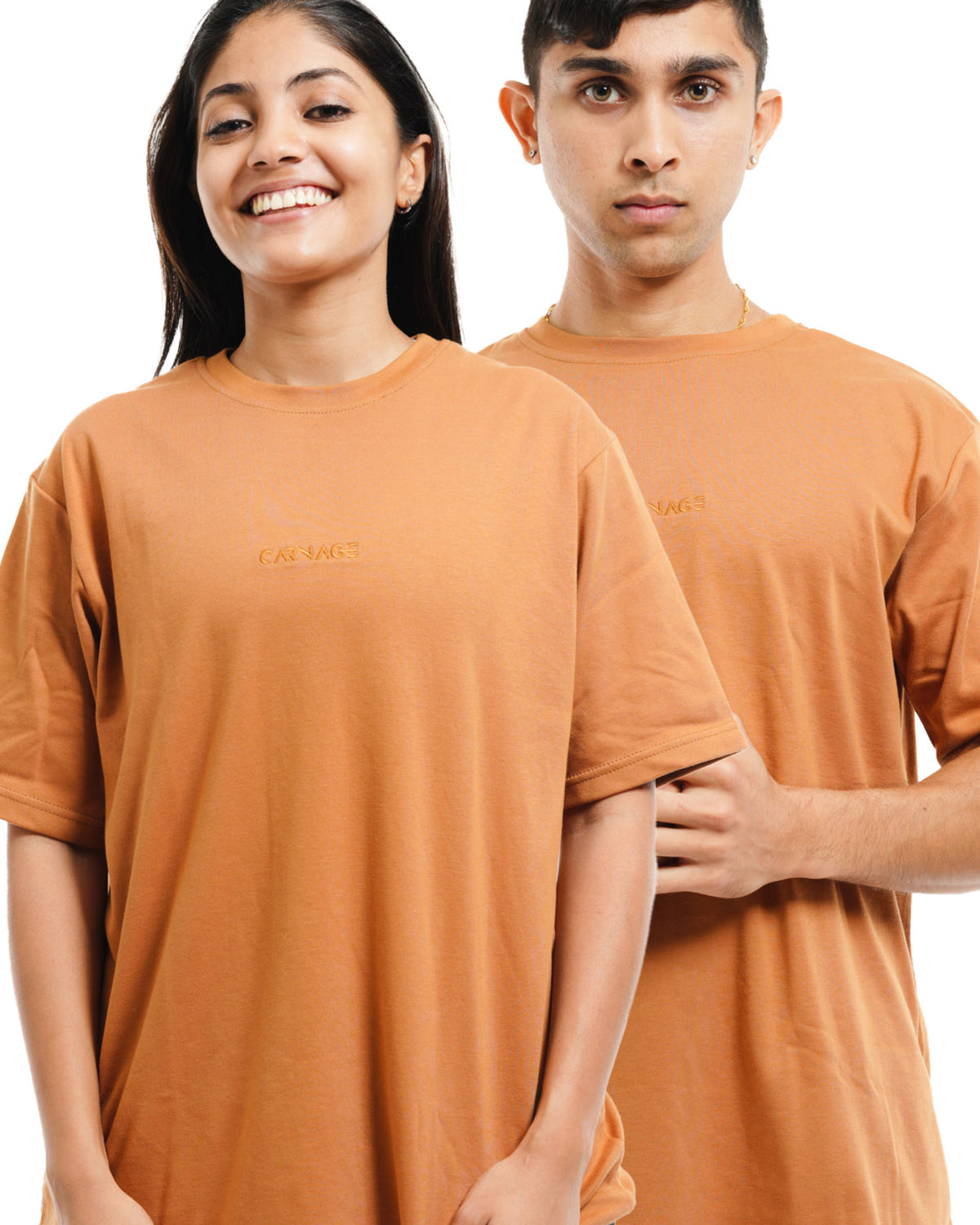 Desire Oversize Tee - Wooden Brown