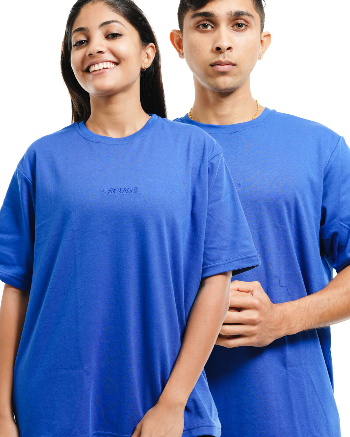 Desire Oversize Tee - Carbon Blue
