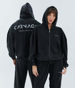 Essence Washed Zip Up Hoodie