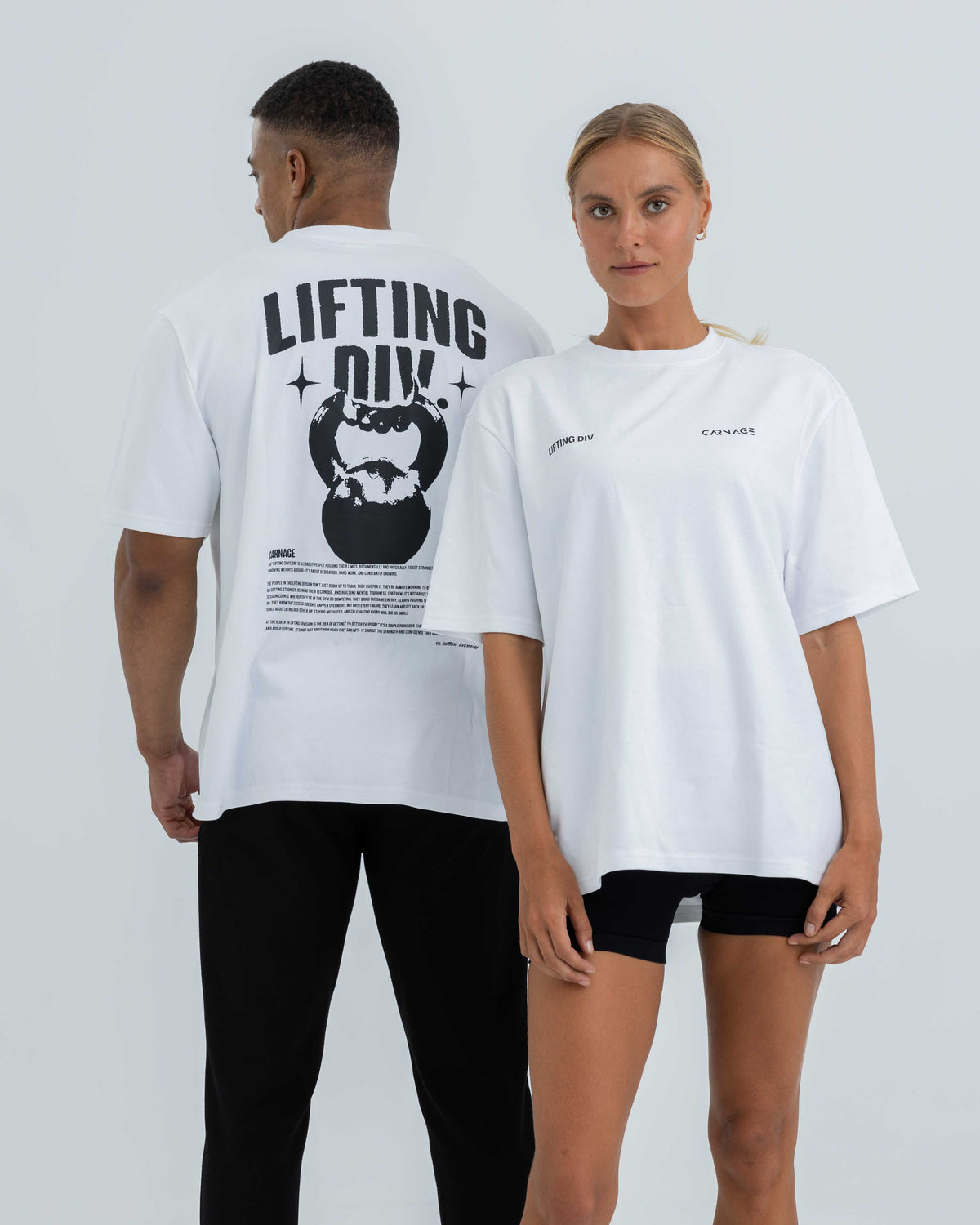 Iron Edge Oversize Tee - Unisex