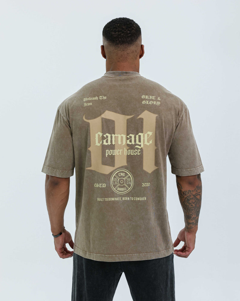 Power Reign Washed Tee (Unisex)