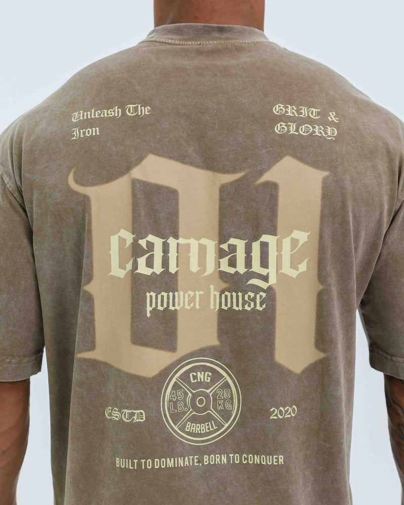 Power Reign Washed Tee (Unisex)