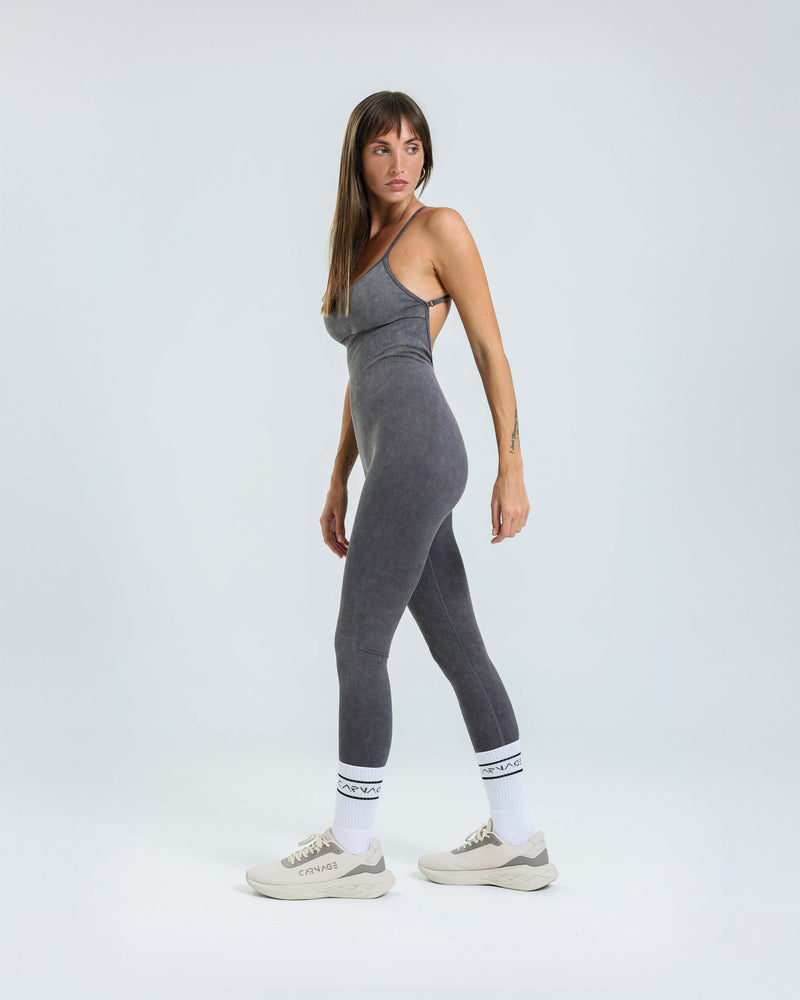 Obsidian Full Length Romper